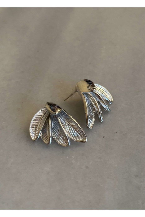 Heliophilia Silver Pendientes de Latón Plateados Heliophilia Silver Pendientes de Latón Plateados